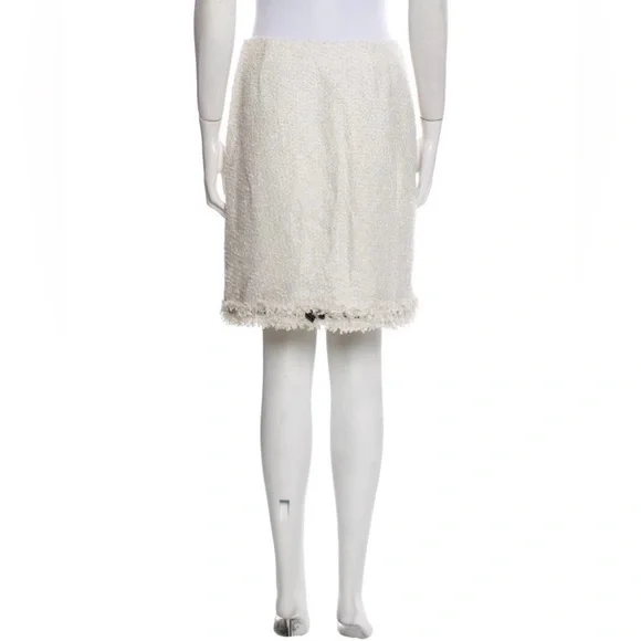 Escada Cream Skirt - Picture 2 of 3